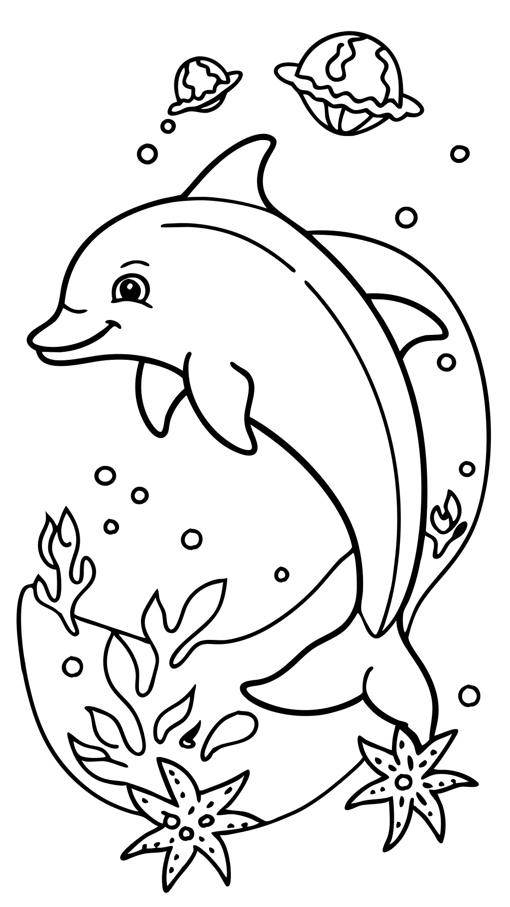 dolphine coloring pages